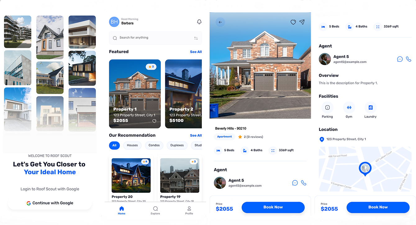 Real estate mobile app